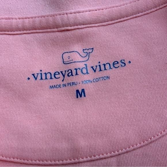 Vine yard Vines QuarterZip Sweater. Men’s Size Medium. Peach. - Picture 4 of 4